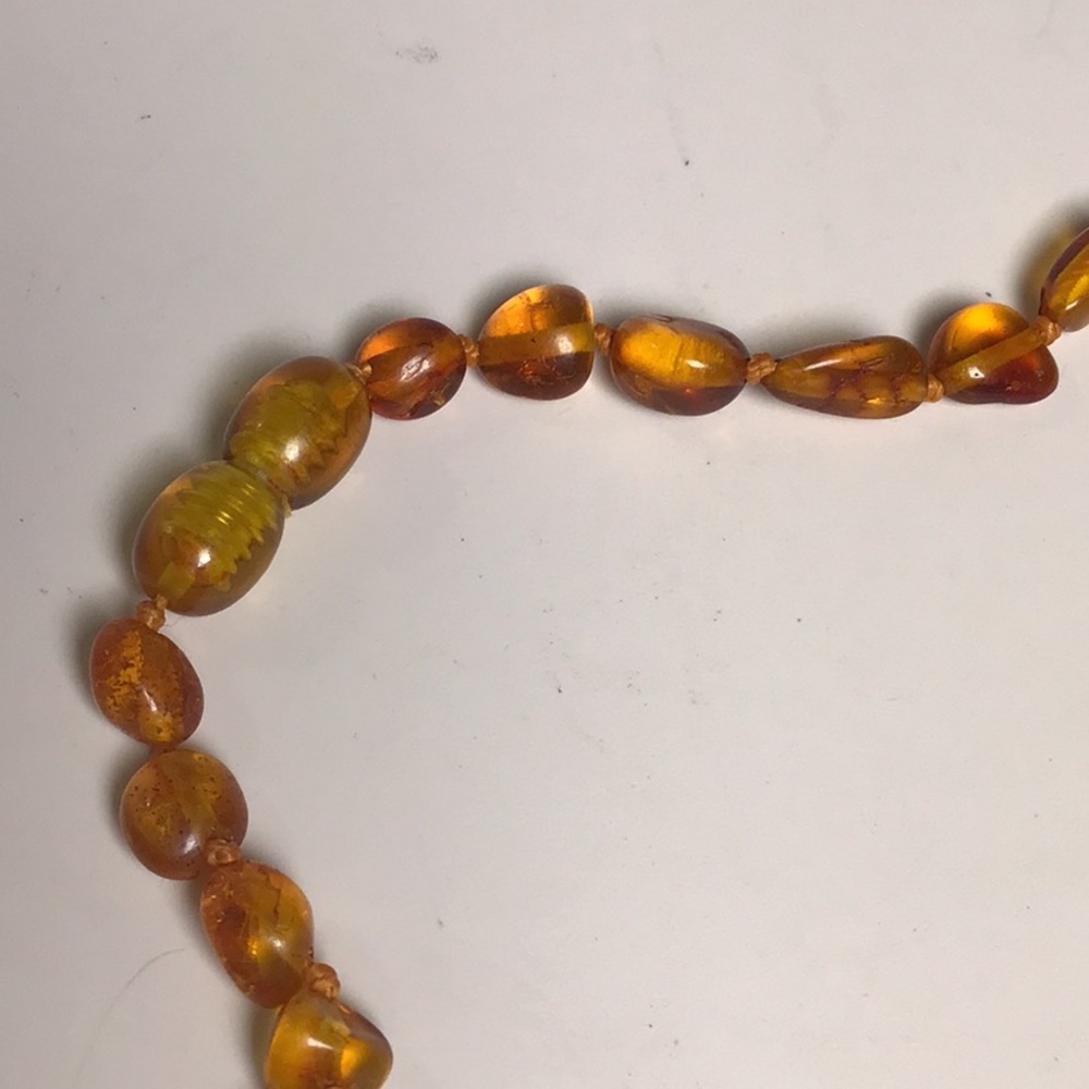 Honey Baltic Amber Baby Necklace